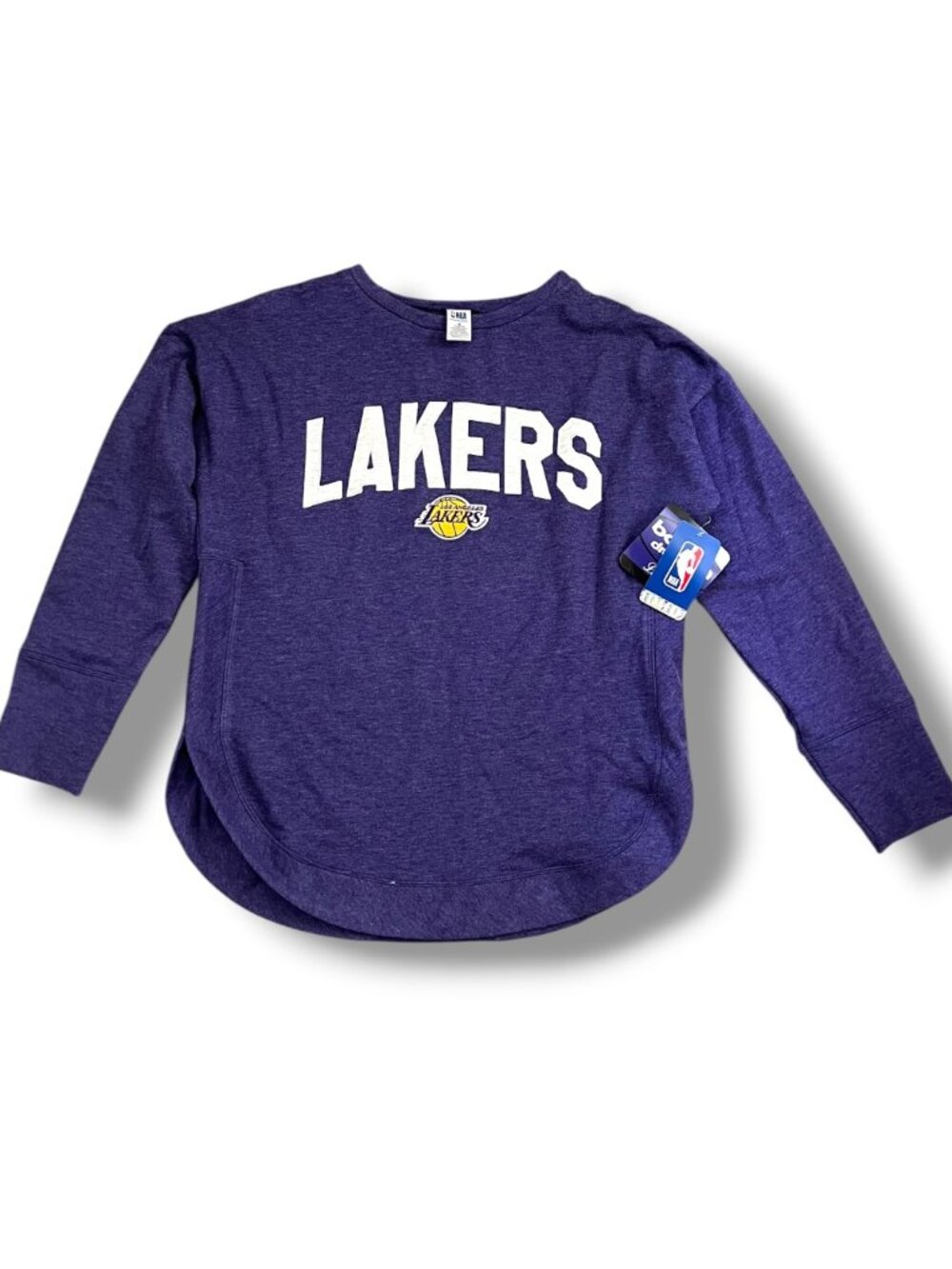 NWT NBA Sideline Apparel Los Angeles Lakers Women's Applique Sweatshirt Medium